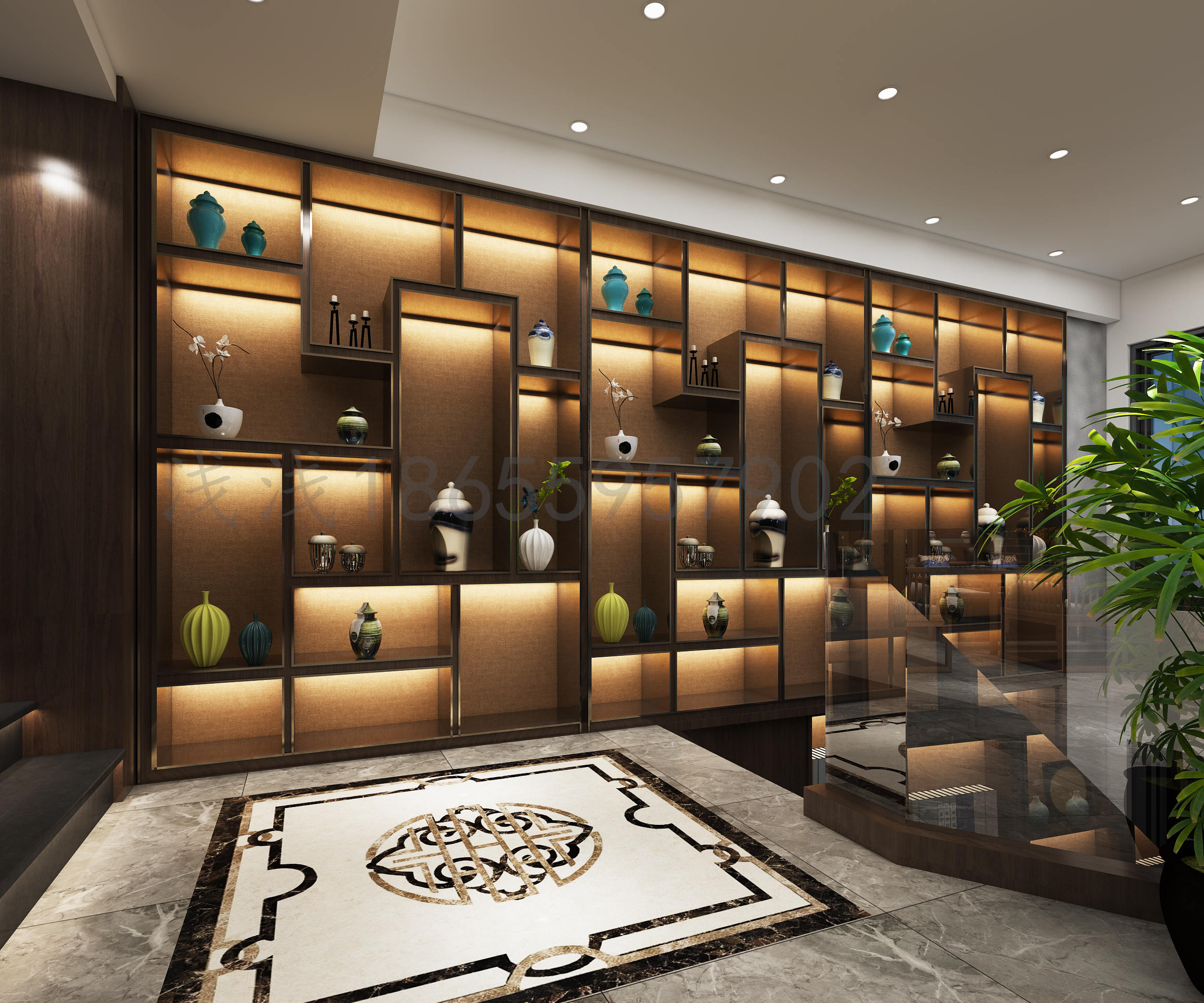 中式美学餐饮空间设计，低调方显奢华！-8