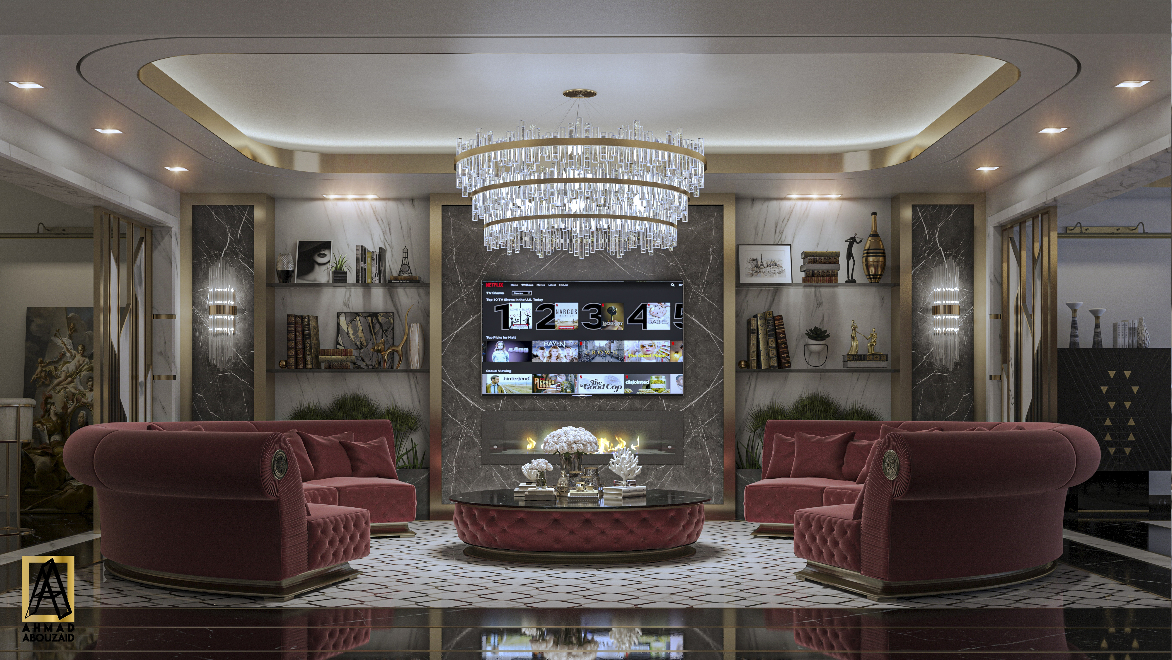 比弗利山庄开放式居住空间-2