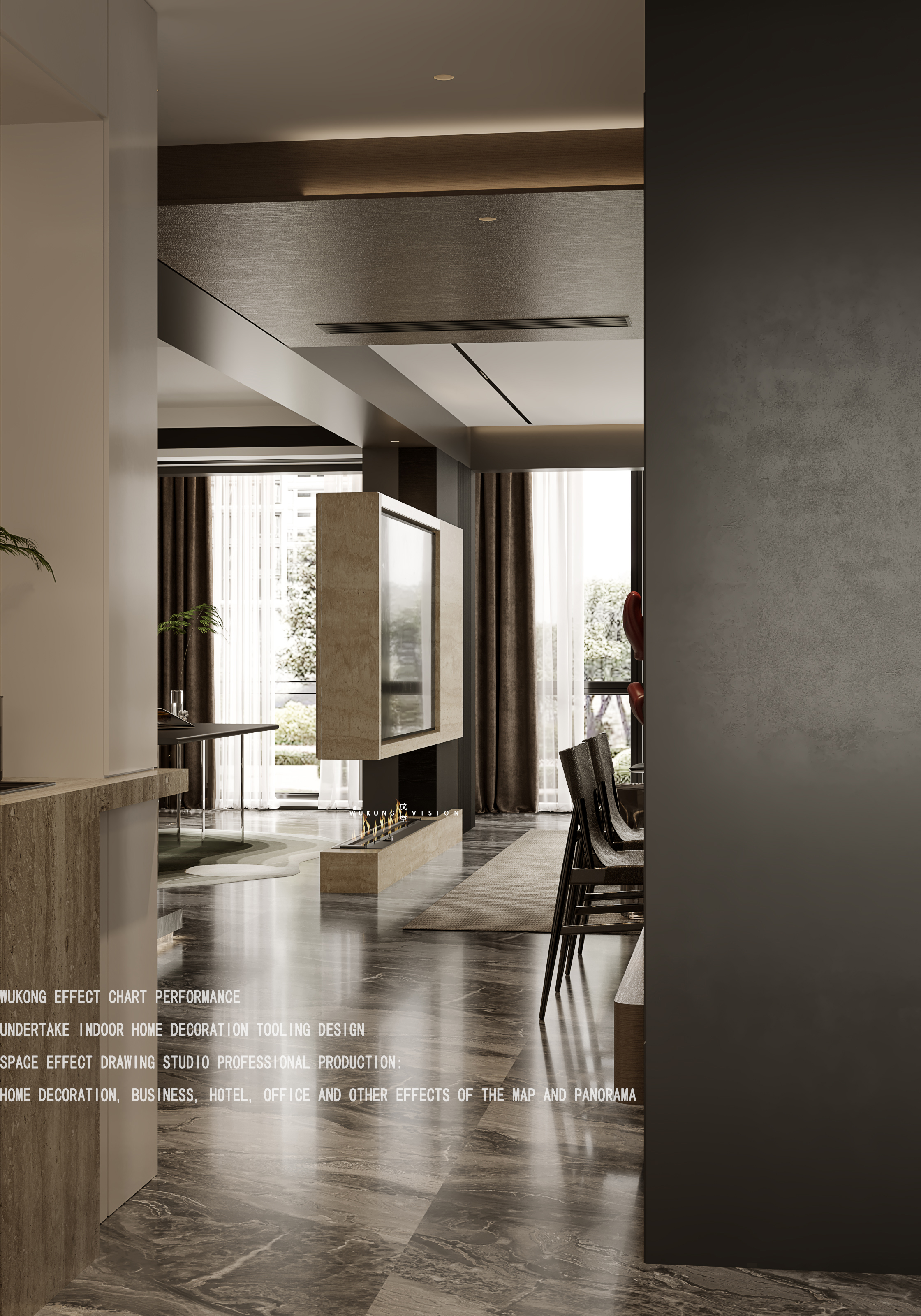 深色系列一戊空效果图表现-5