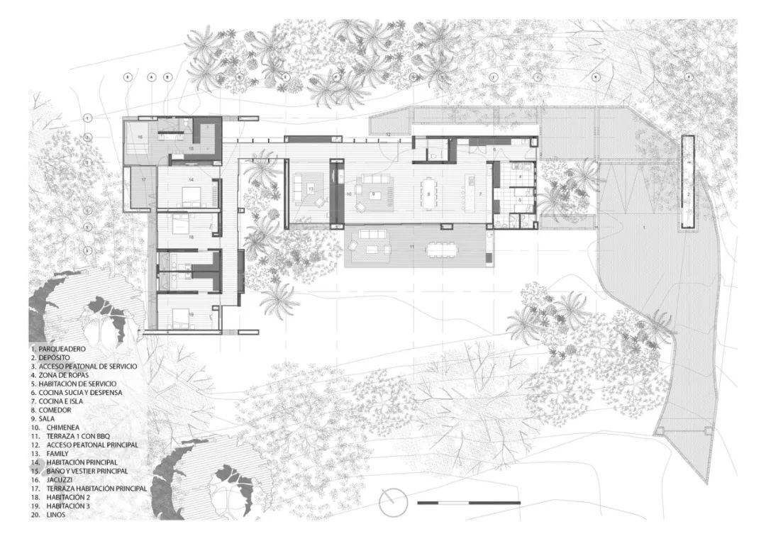 安蒂奥基亚 C+n 家庭住宅 | 自然环境与室内空间的完美融合-31