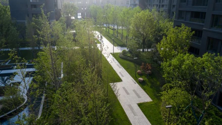 迈丘设计丨郑州永威城书香庭大区 景观设计 丨中国郑州-82