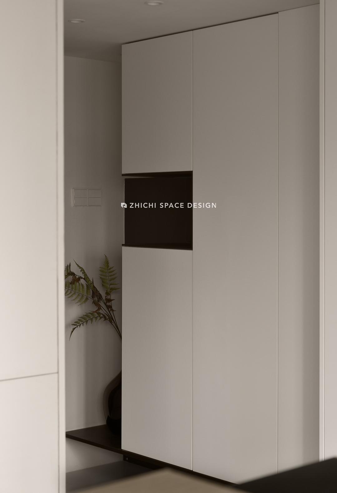 武汉咫尺设计︱藏于繁华都市中的白色极简盒子-12