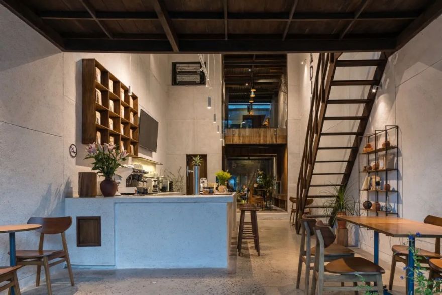 越南老街道咖啡店,复古与现代交融-15