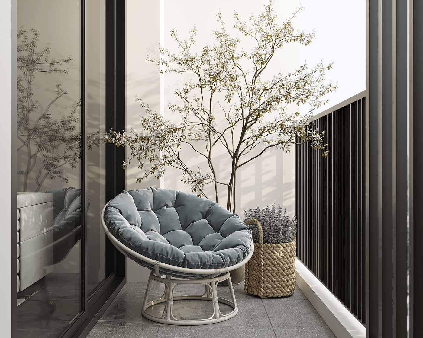 小空间公寓设计 明亮的配色打造出凉爽夏日-17