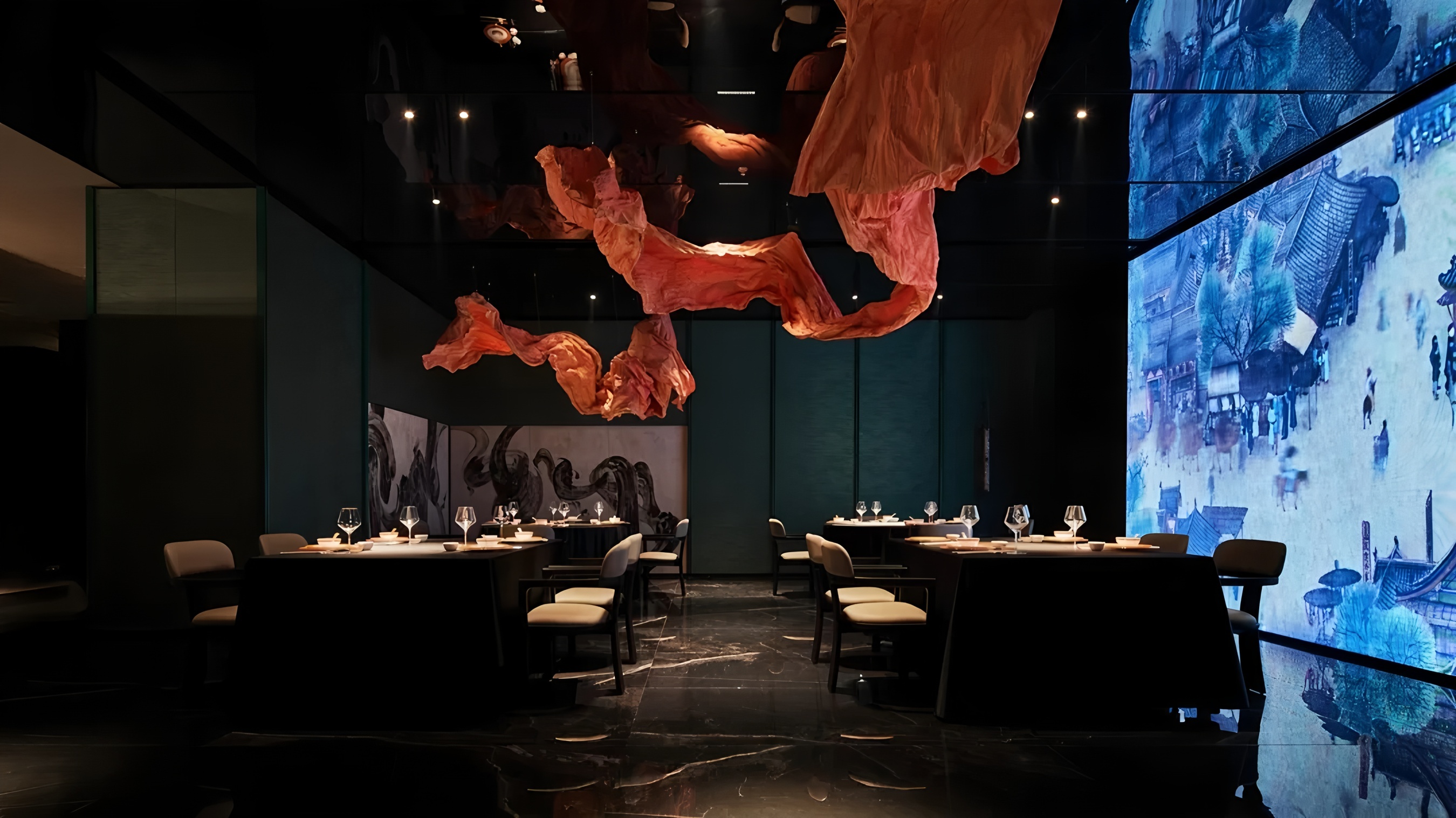 浙江义乌铂金港澳门海鲜姿造餐饮丨中国金华丨构造空间设计,森川设计,春晓软装设计-20