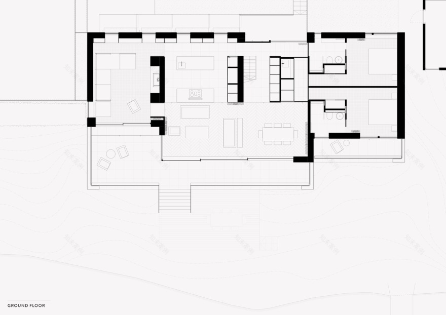 英式庄园中的现代家庭住宅-40