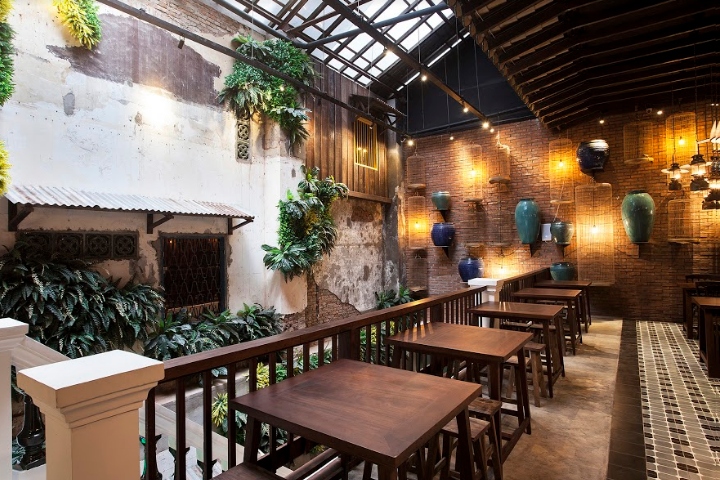复古韵味 | 越南胡志明市的“第十二美食街”餐厅设计-1