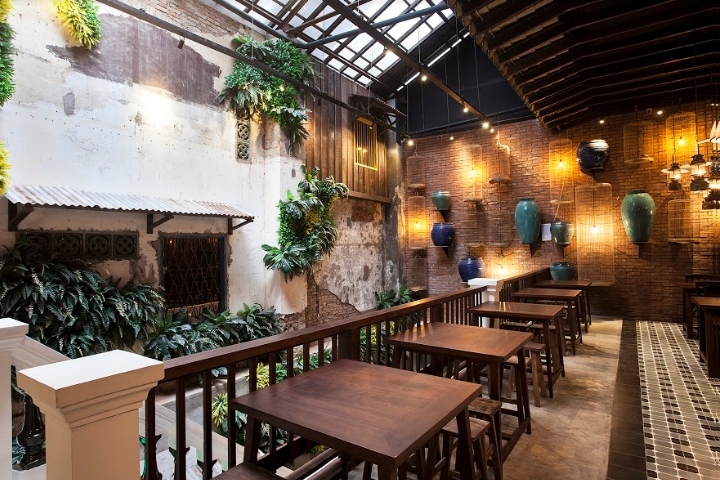 复古韵味 | 越南胡志明市的“第十二美食街”餐厅设计-1