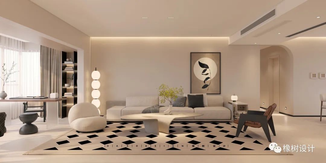 原木奶油风治愈人心的家丨橡树设计-22