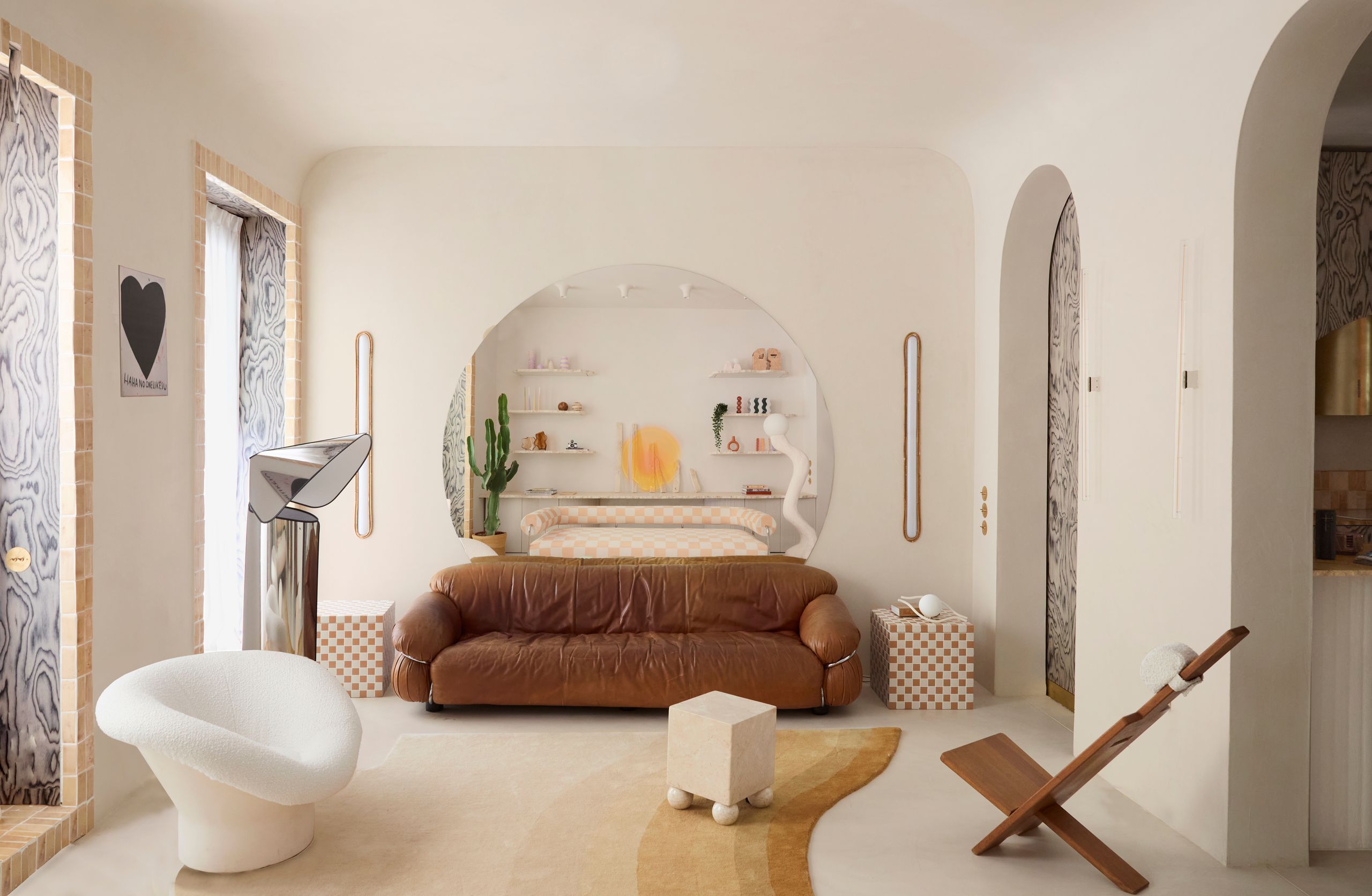 受阿尔梅里亚和富埃特文图拉沙漠景观启发的马德里公寓丨西班牙马德里-2