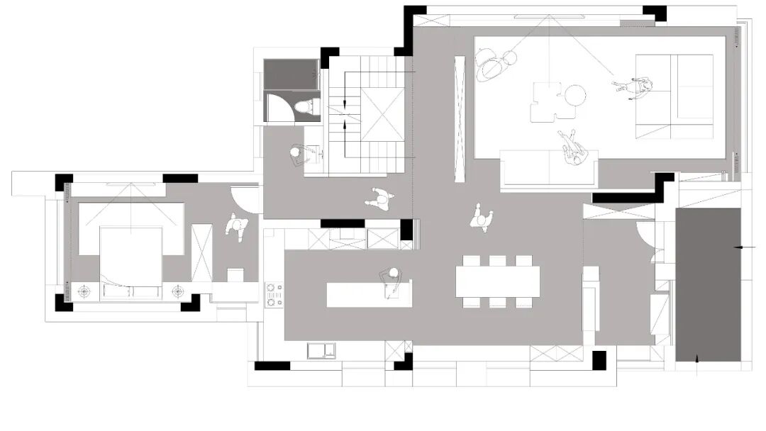【首发】MH设计新作：自由·归属▏当代豪宅的极简艺术，让生活更有腔调-16
