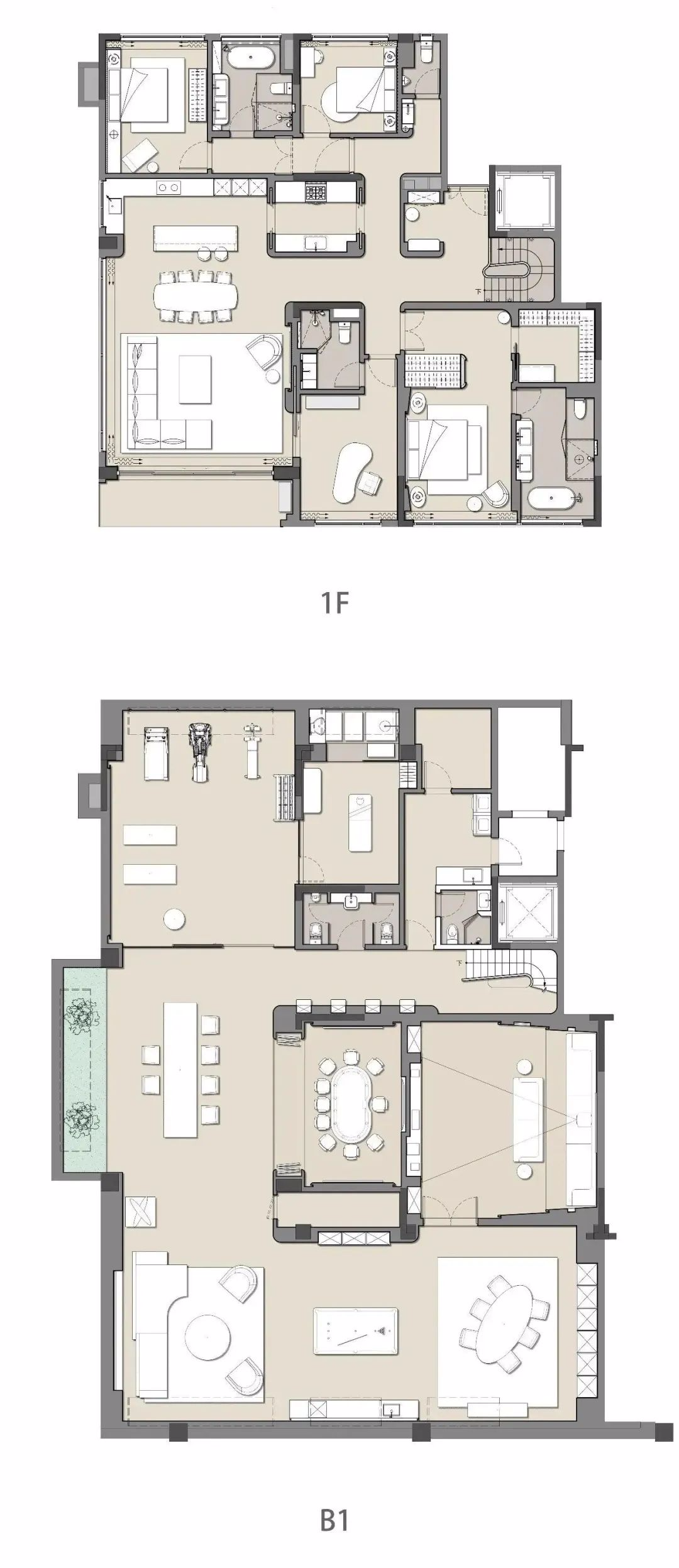 长兴长平府复式样板房丨中国湖州丨竺坊建筑设计-66