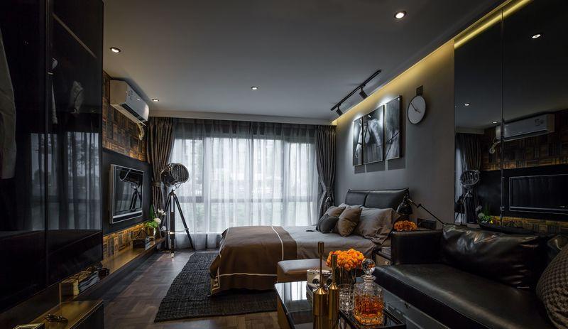 双流区乐活公社43平米LOFT单身公寓设计-5