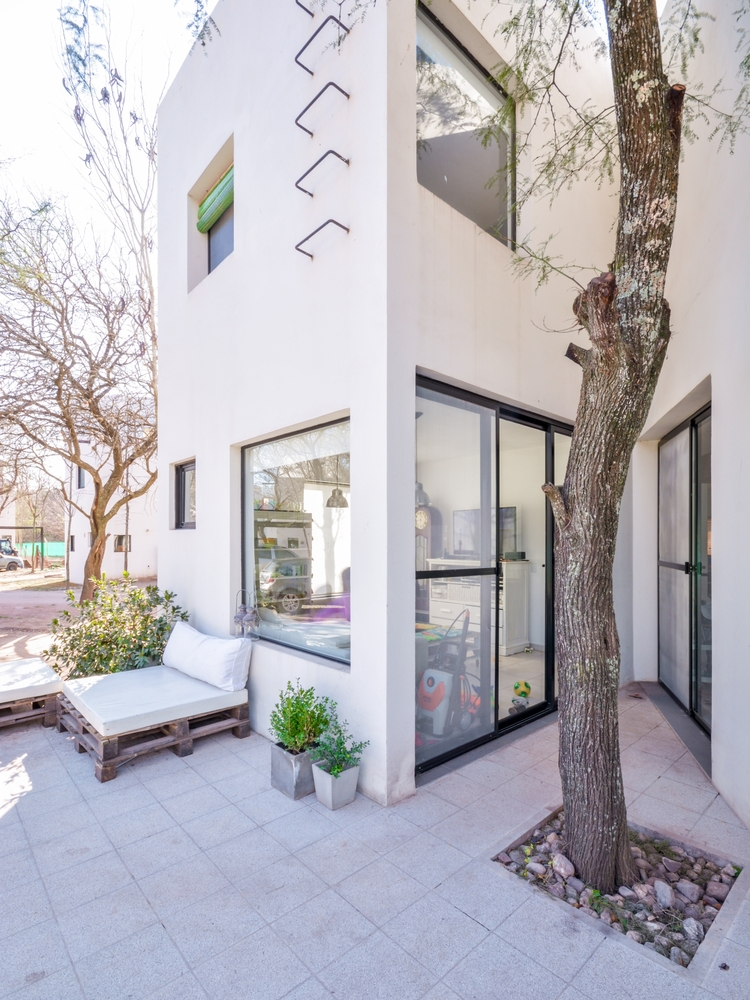 阿根廷相思树森林中的简约住宅群-30