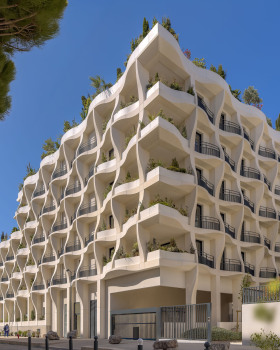 秘密花园生物气候外壳丨法国蒙彼利埃丨Vincent Callebaut Architectures