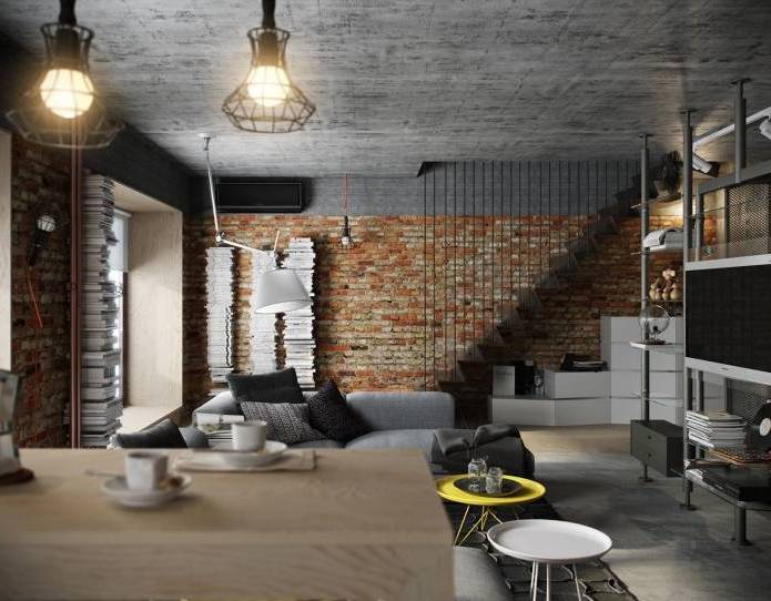 现代两层110平 loft 室内设计丨俄罗斯莫斯科丨PROforma-14