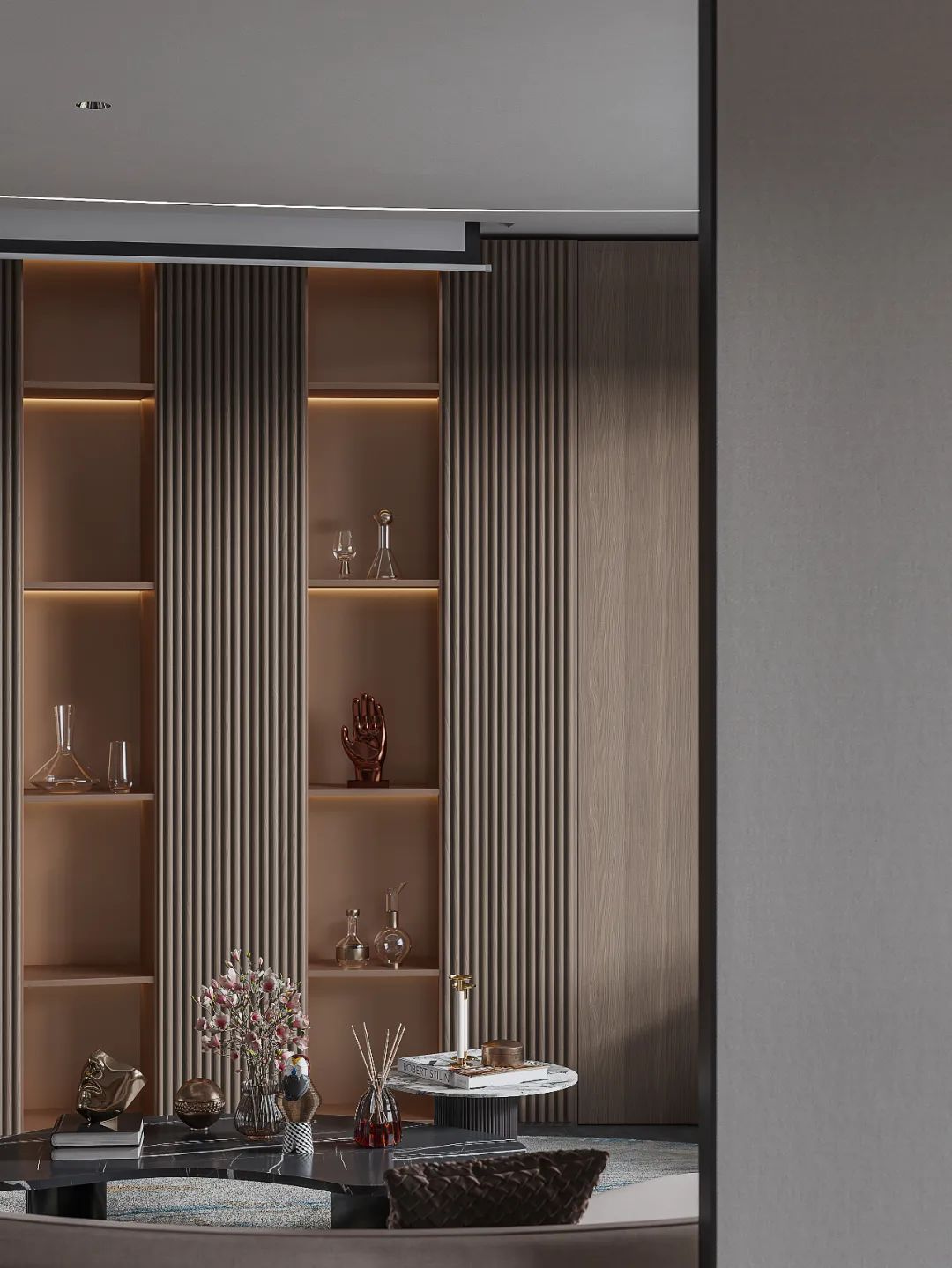 轻奢素雅三居丨陈春江-19