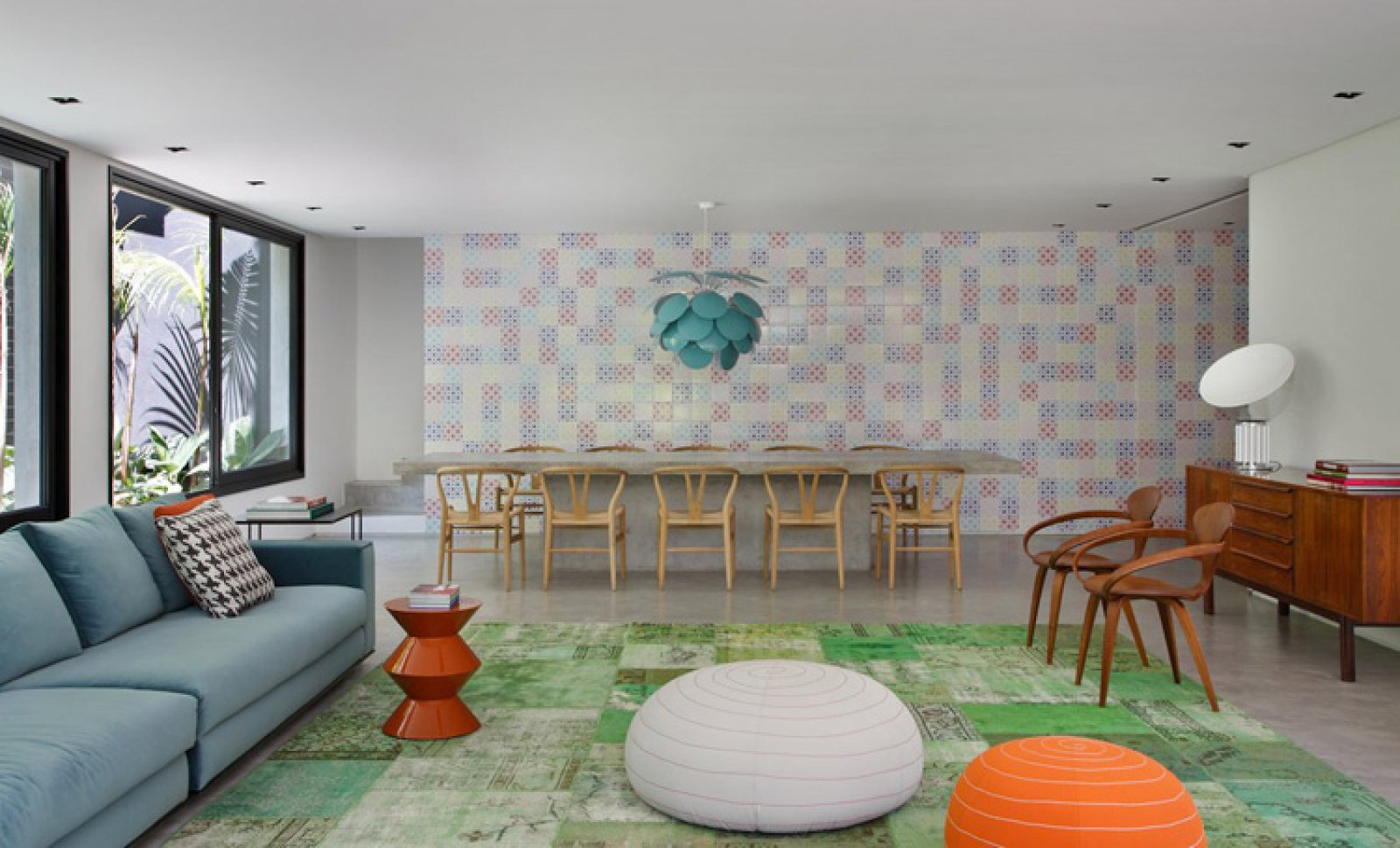 巴西 70 年代老宅的彩色新生-1