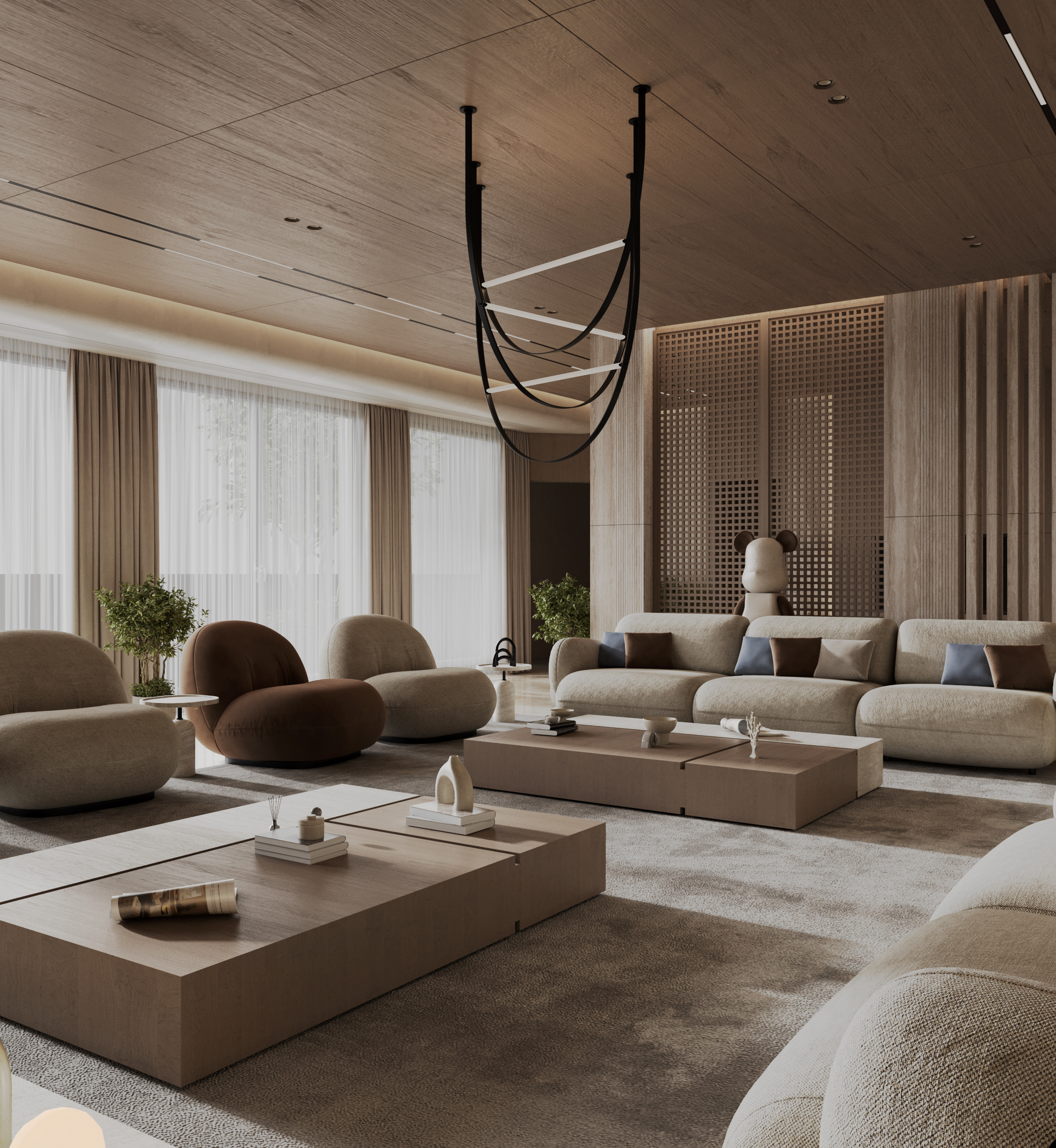迪拜客厅室内设计丨阿联酋迪拜-10
