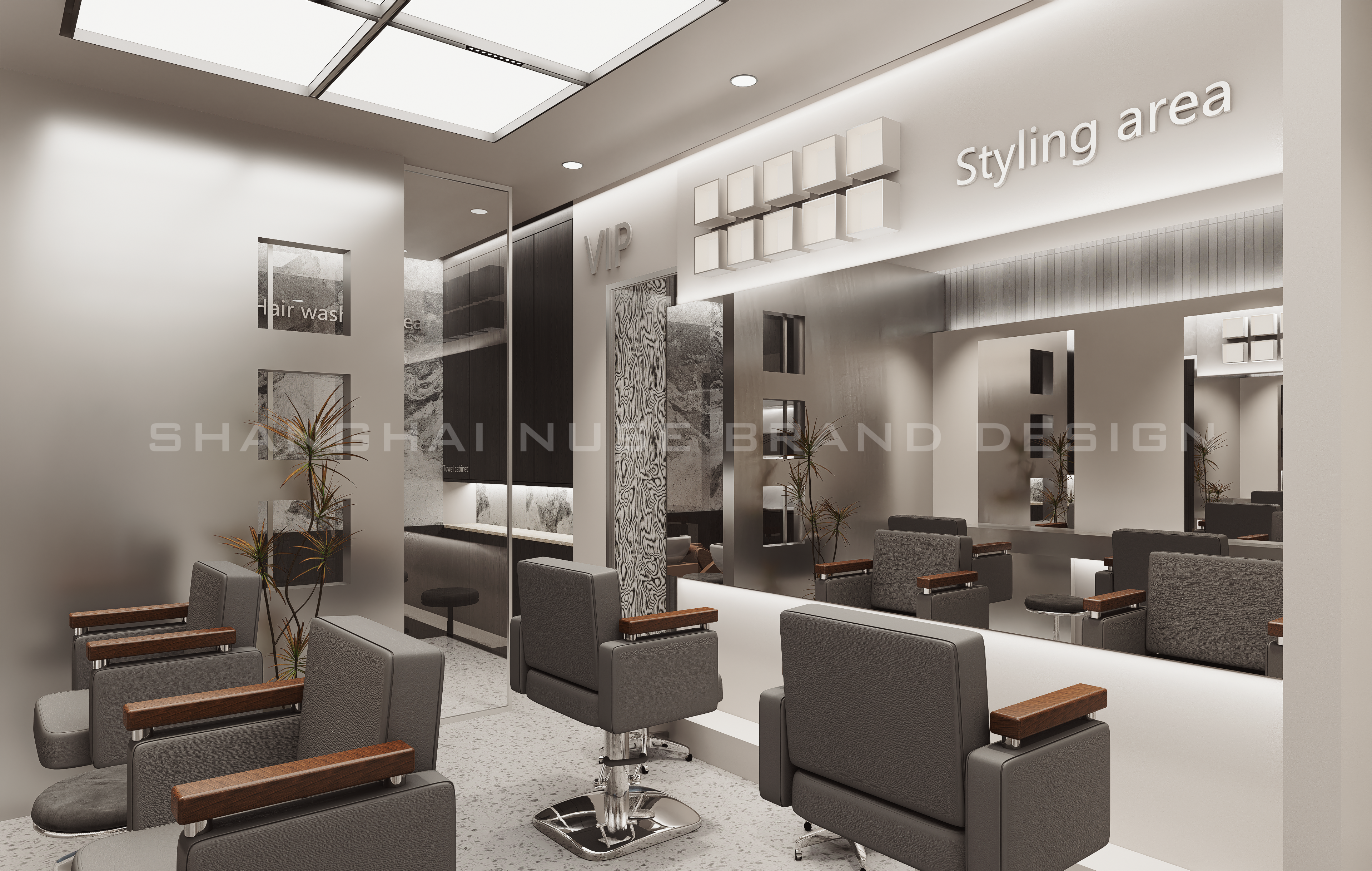 美发店设计丨木村空间设计有限公司-13
