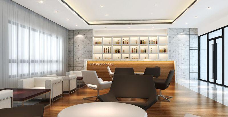 烟台惠通网络科技现代简约办公楼设计-11