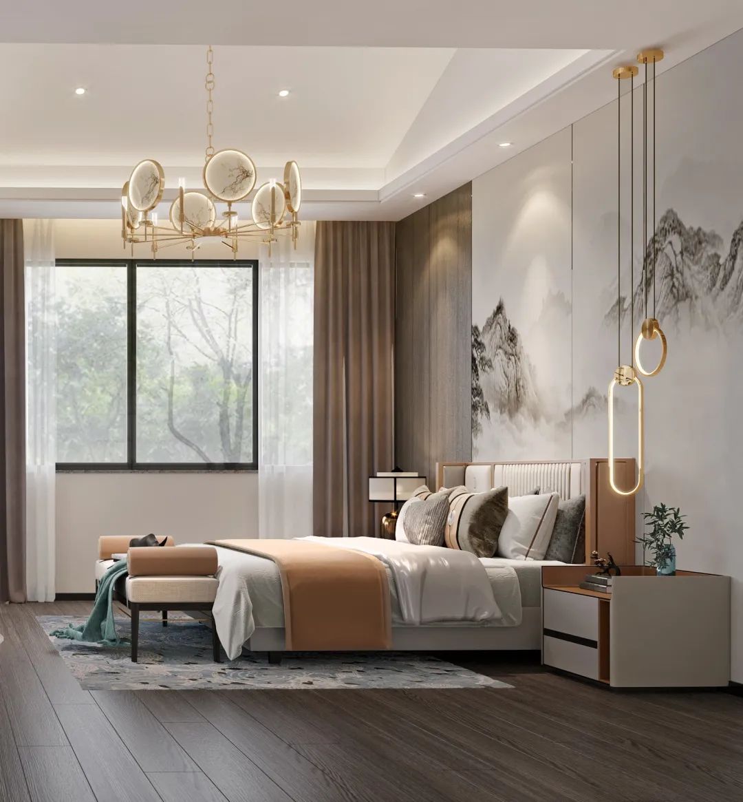 金科·九曲河新中式联排别墅丨彭华设计团队-41