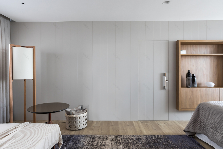 巴西极简主义之VA公寓样板房(2020)(Michel Macedo Arquitetos)设计-23