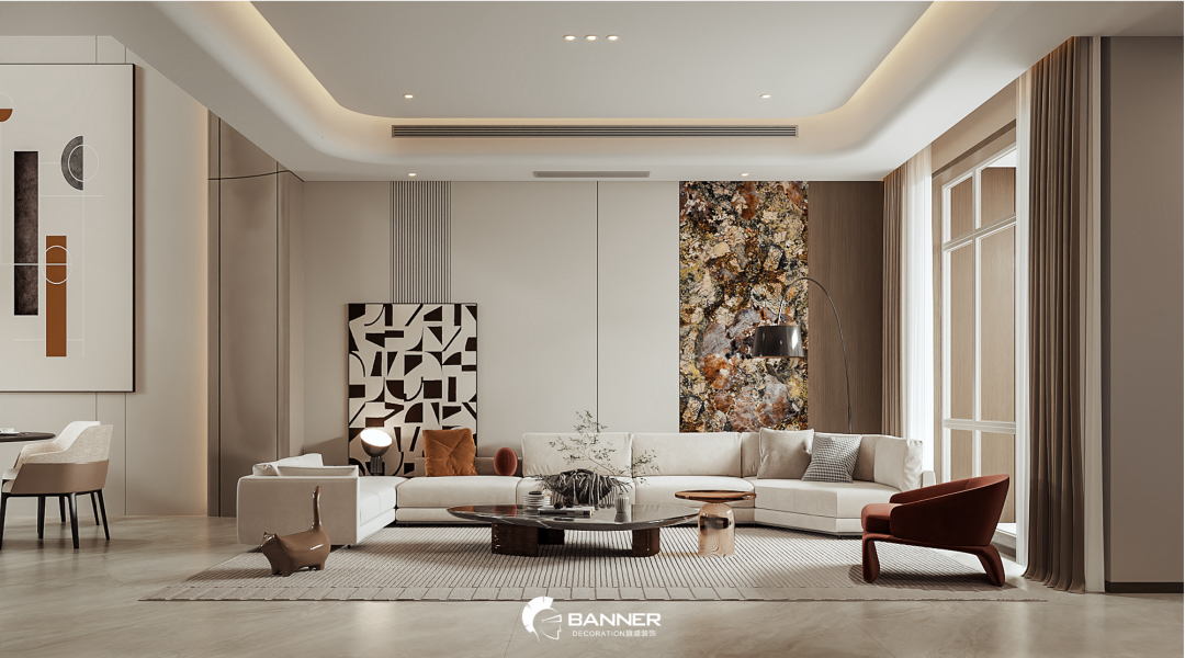 425㎡现代轻奢之居丨杨磊-32