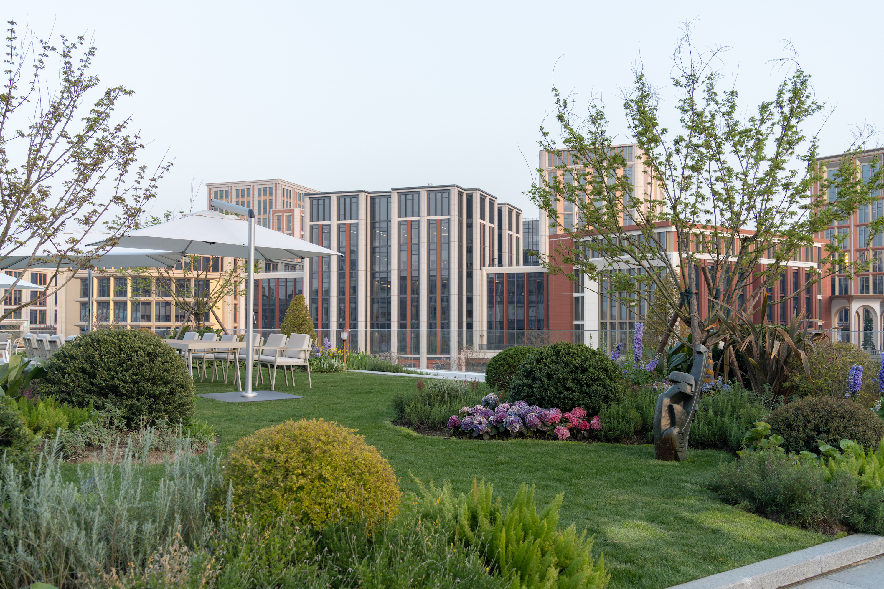 上海青浦西岑水上餐厅花园景观设计丨中国上海丨上海魏玛设计公司,华阳上海建筑公司-32