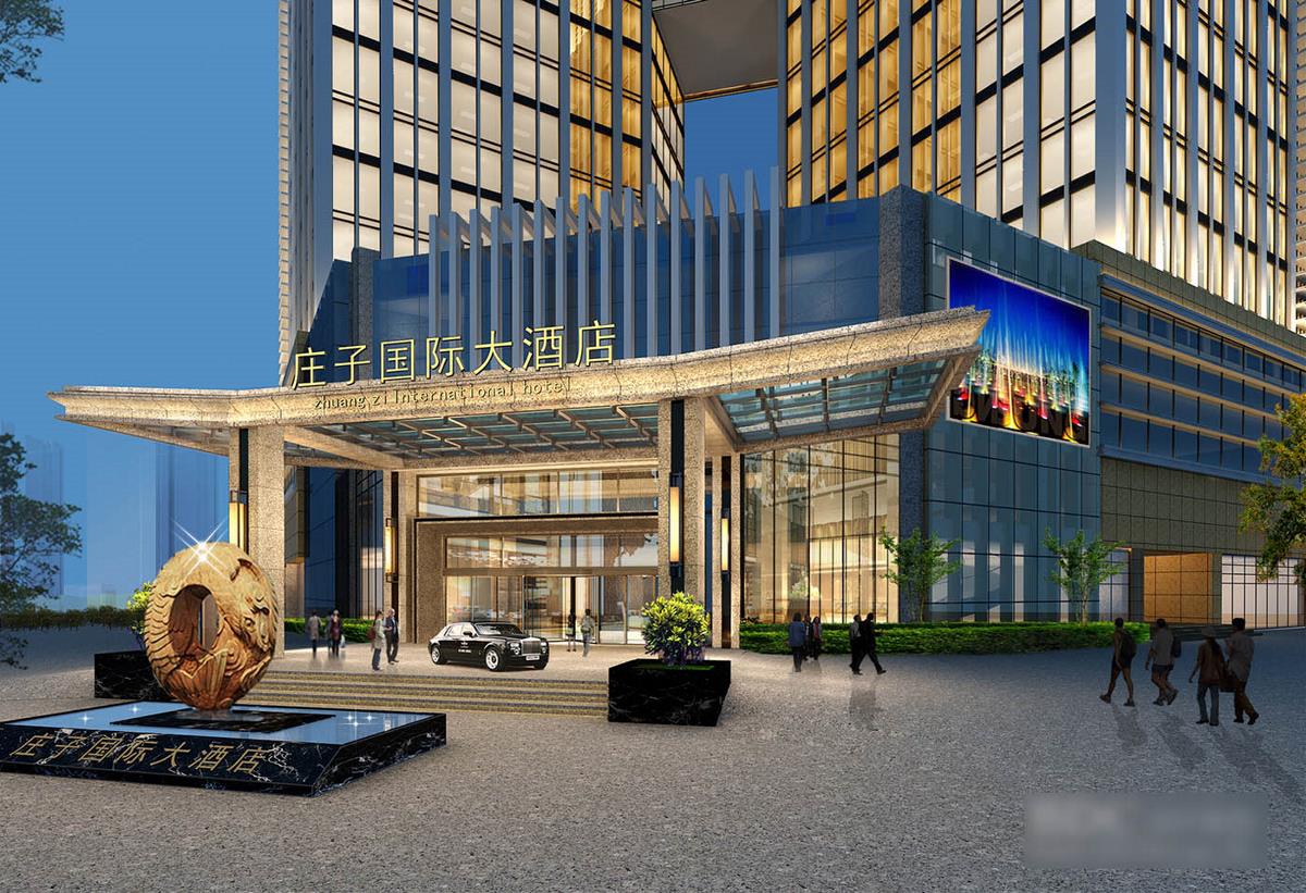 商务酒店　新中式-5