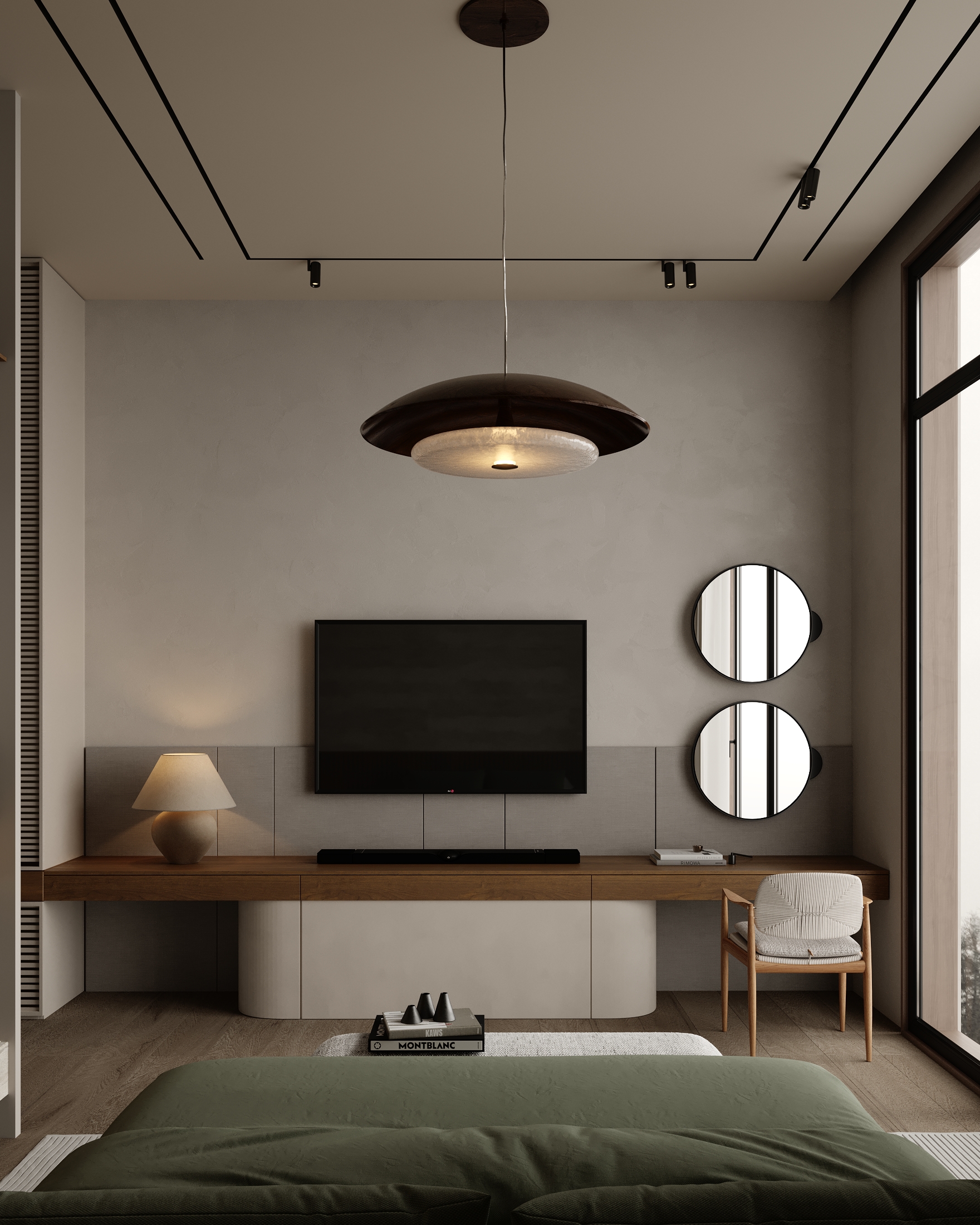 当代侘寂风格卧室丨阿联酋丨ESRAA ALEMAM-8