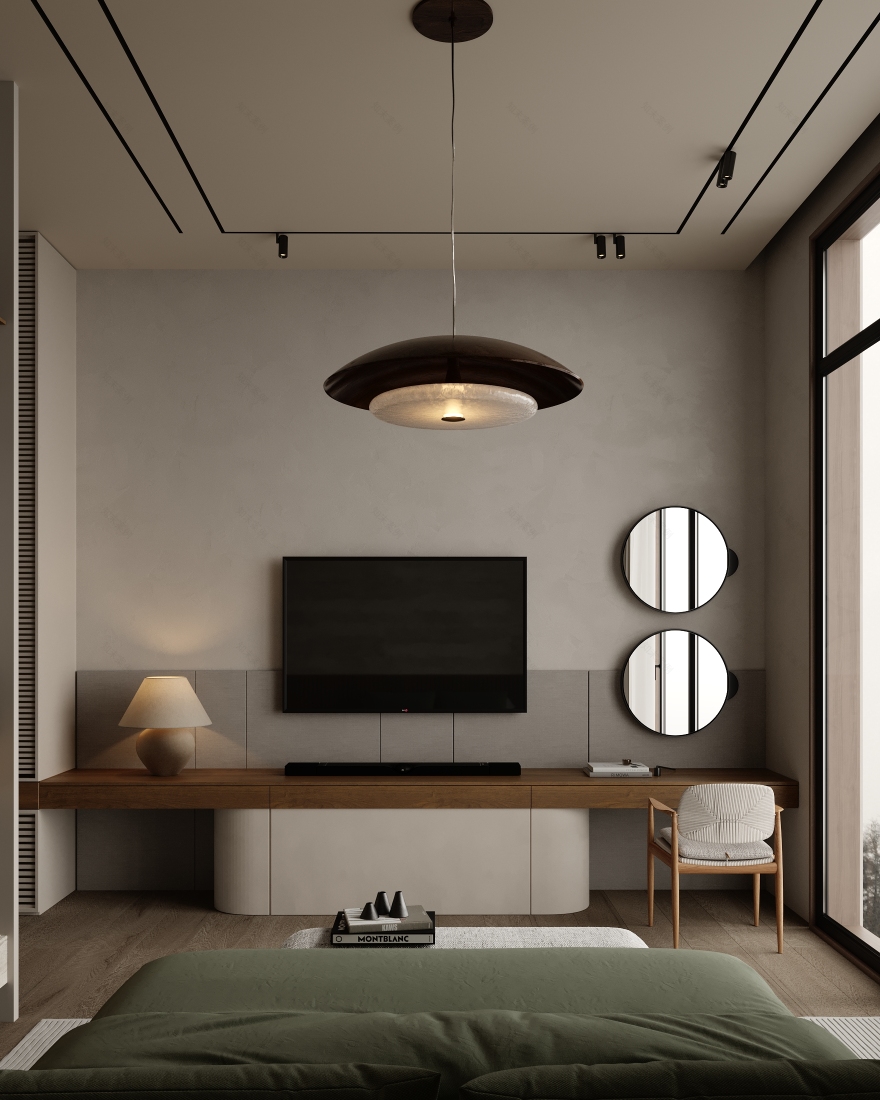 当代侘寂风格卧室丨阿联酋丨ESRAA ALEMAM-8