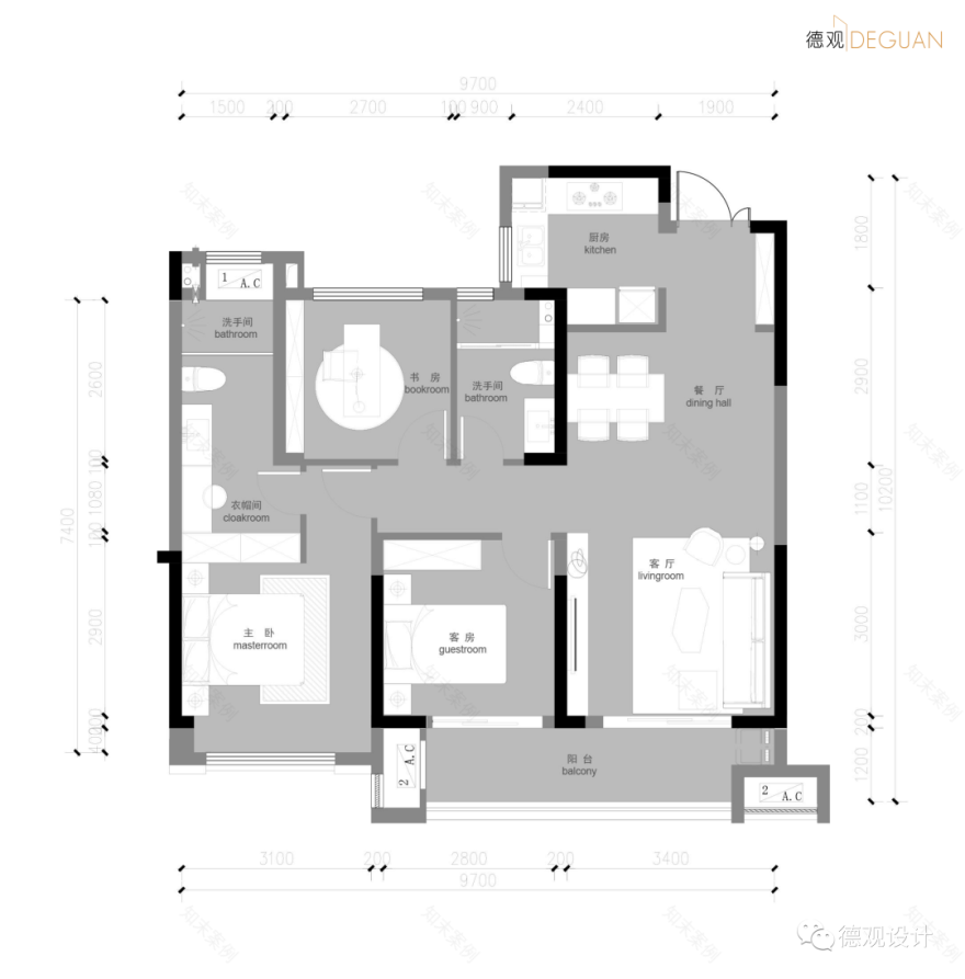 德观设计 | 兴华尚都国际样板间 | 惊艳橙光,写意人文东方-94