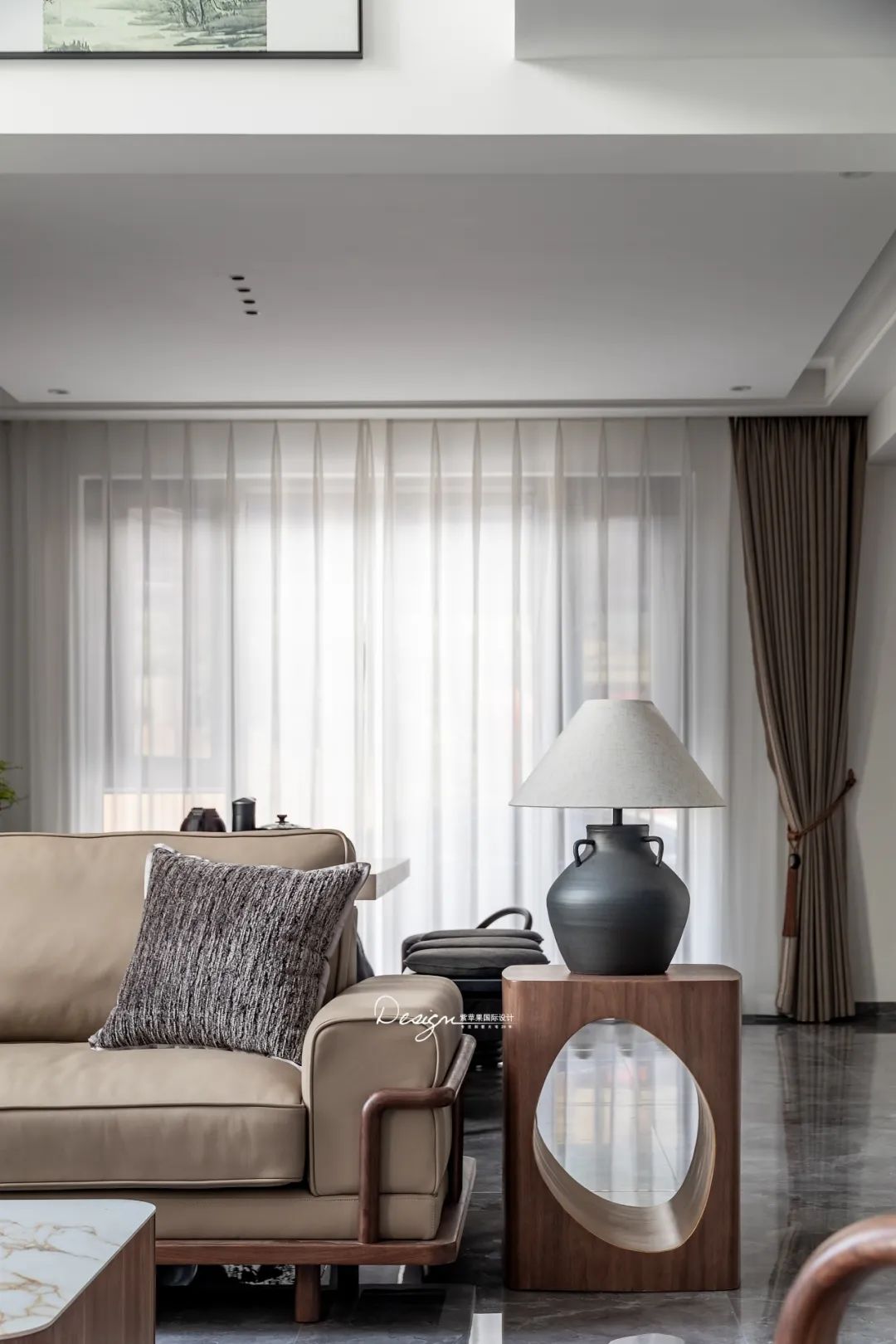 云康园简约中式设计丨紫苹果装饰集团-29