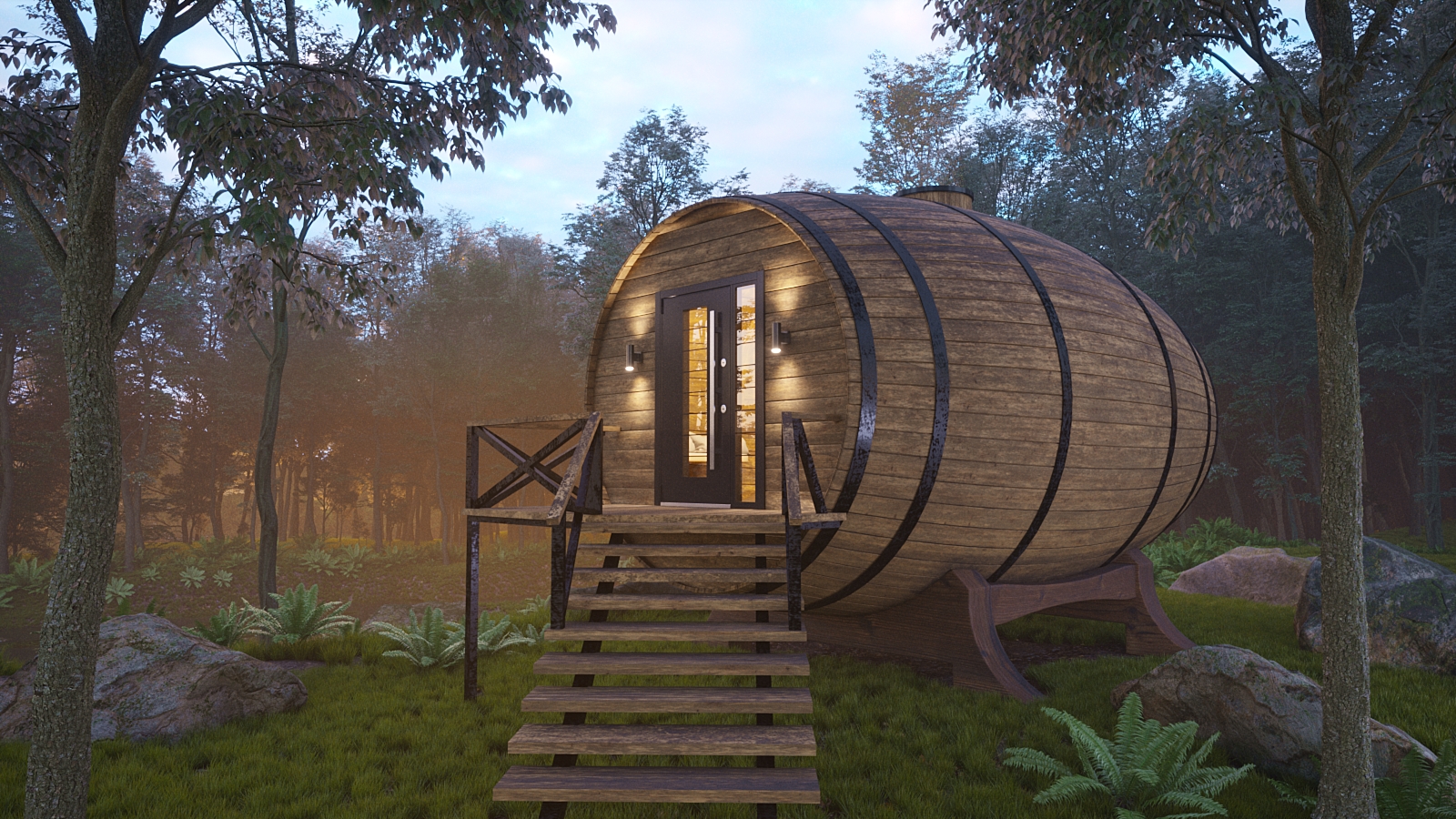 Off Grid Cabin in Kentucky, 288sqf-0