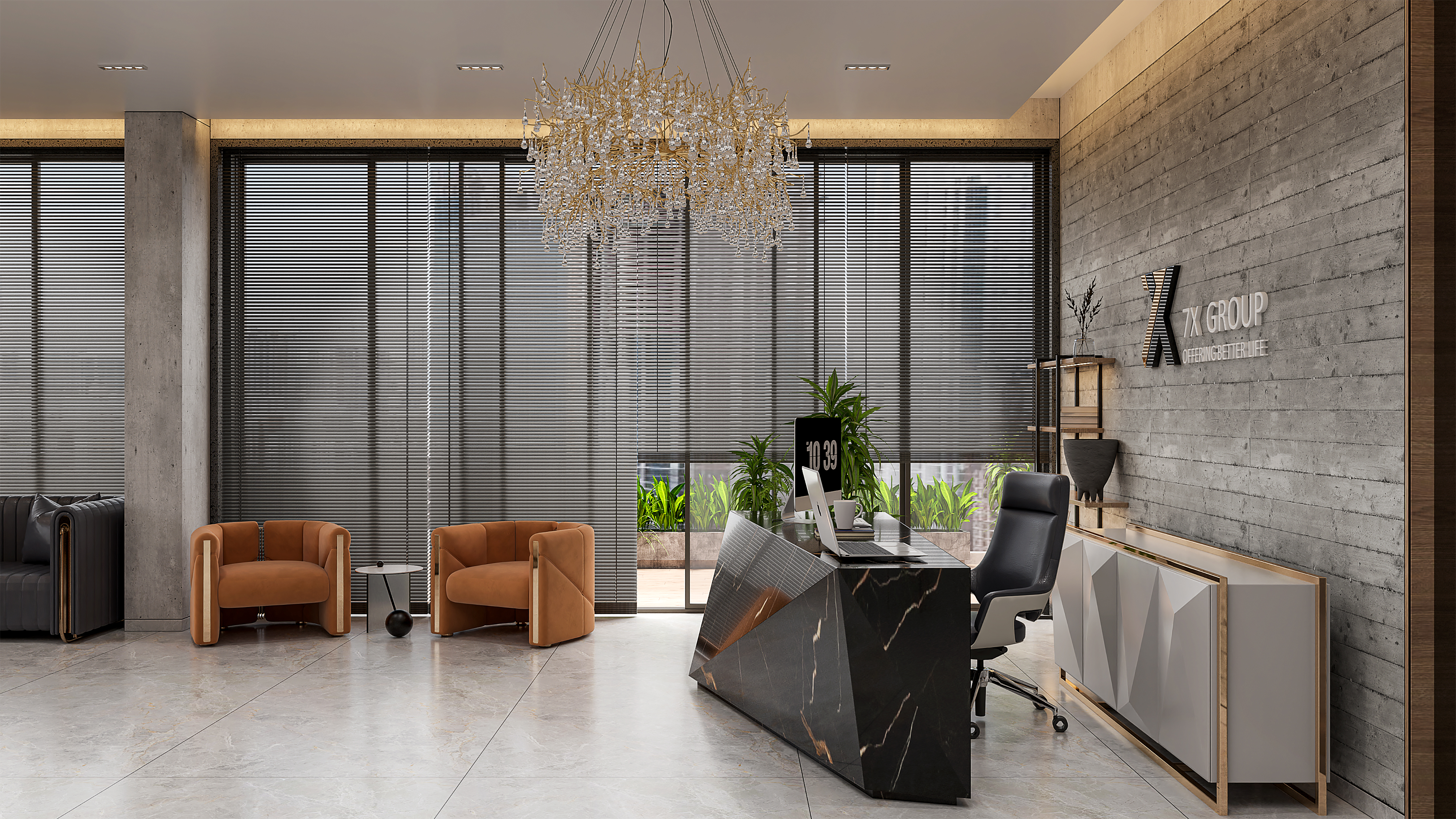 Luxurious Reception & Waiting area-4