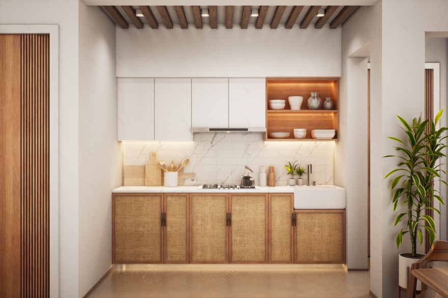 Studio Apartment - Hybrid Interior-14