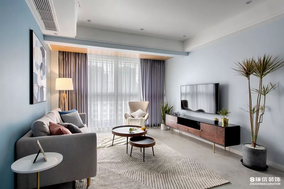 清新北欧混搭，63㎡小户型玩转空间魔法-42