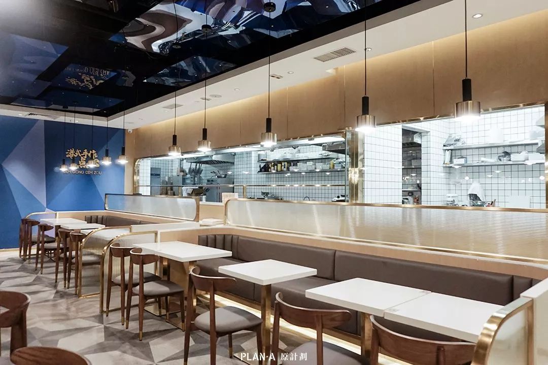 广州美林 M·LIVE 天地“点港点造”餐厅,蓝色主调展现创新精神-43