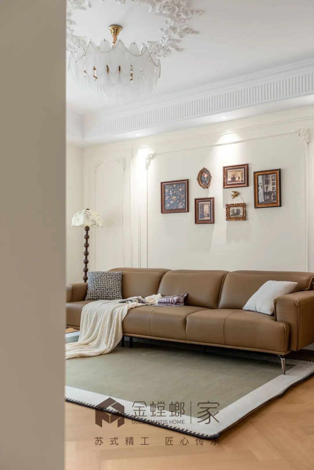 「金螳螂家泗阳店」130㎡法式奶油|柔美高于锐利-35