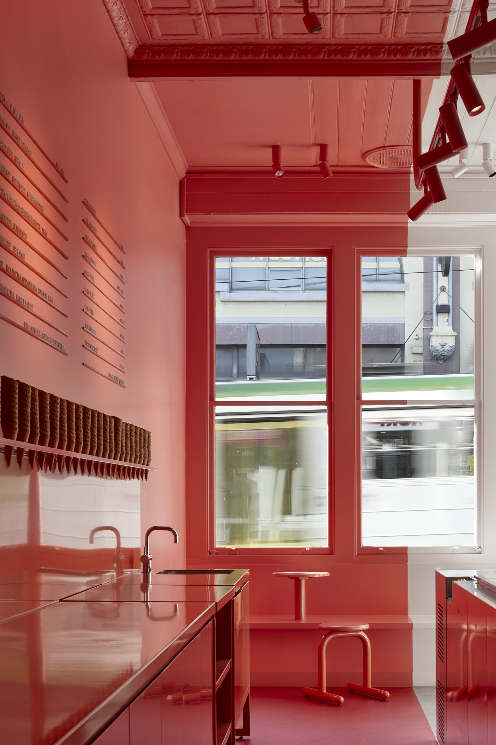 色彩冰淇淋店丨澳大利亚墨尔本丨Architects EAT-17