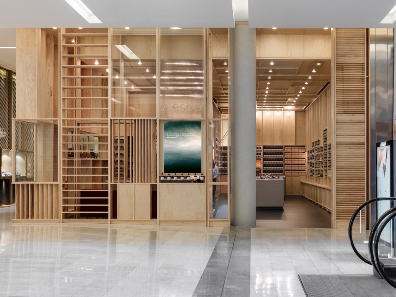 悉尼·“Aesop伊索”护肤品专卖店设计  Mlkk Studio-2