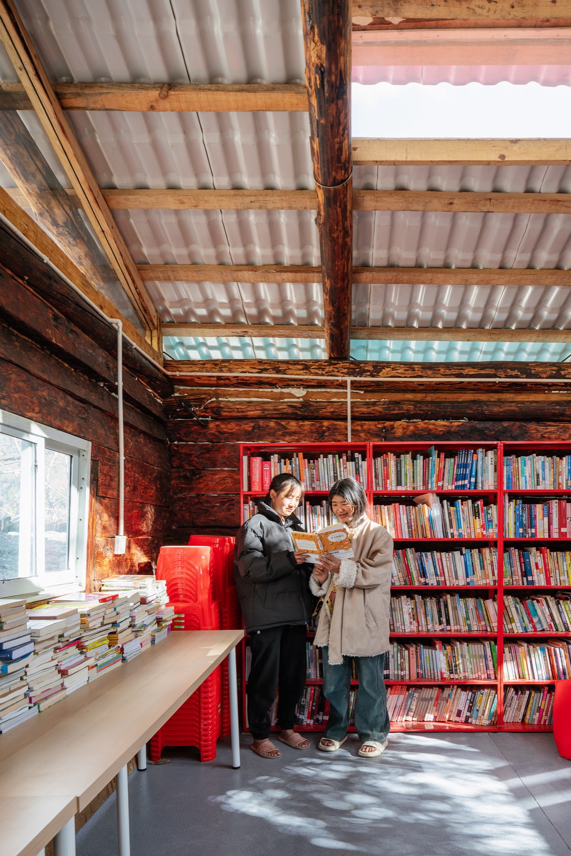 半山花语爱心书屋丨中国怒江丨STEPS大台阶建筑-57