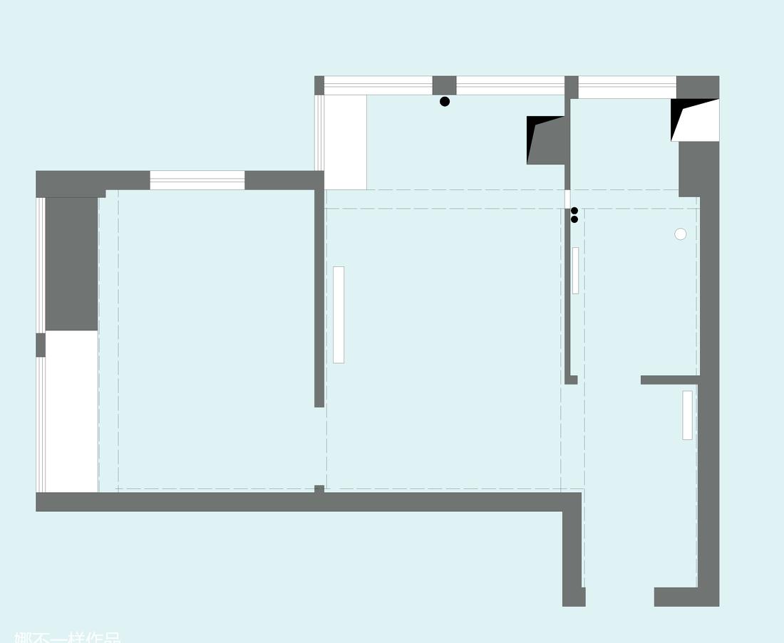 NA 空间设计工作室 | 水泥元素的自由混搭-28