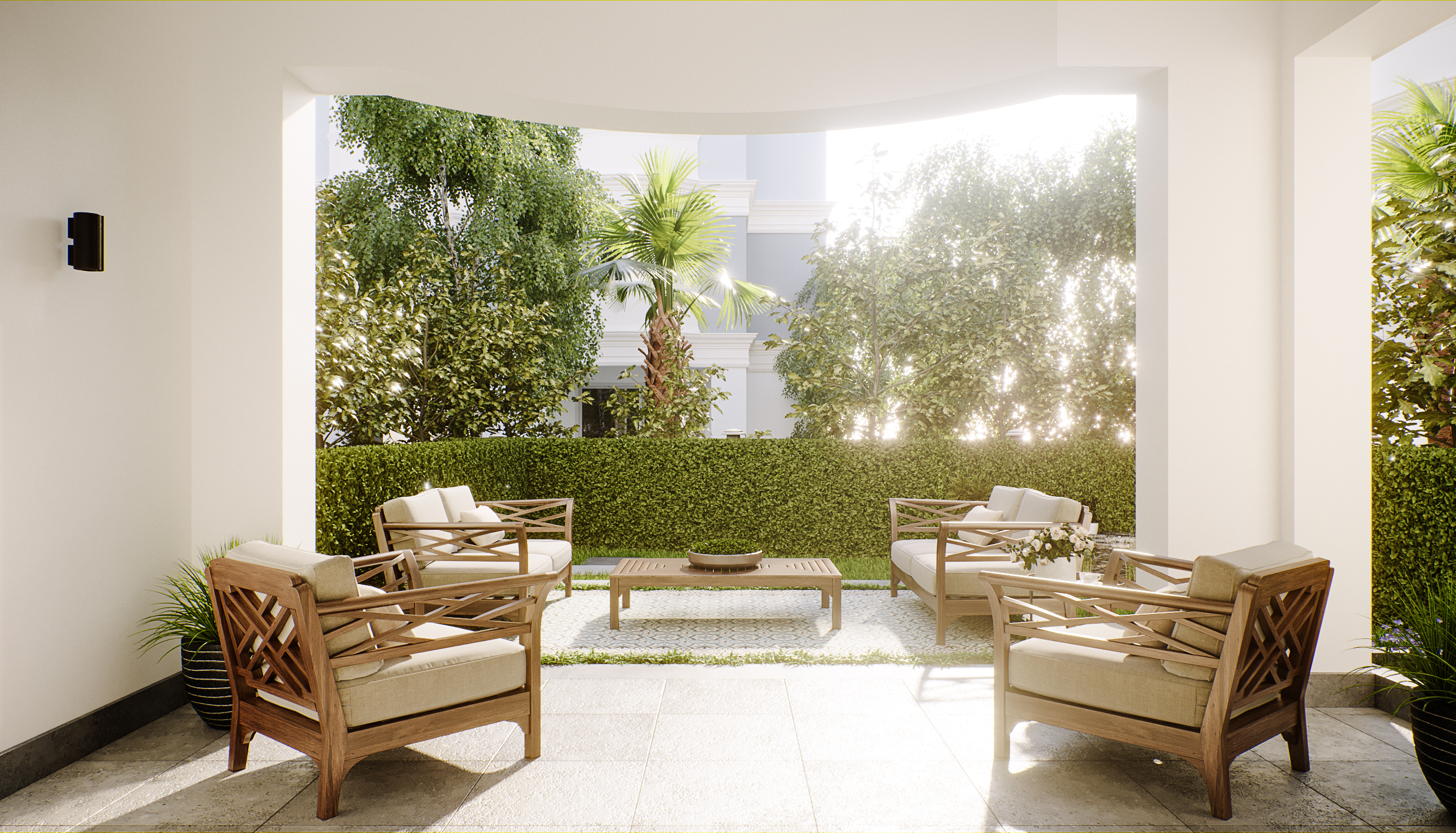 私人别墅 2 号·后院丨埃及开罗丨Perception Design Studio-5