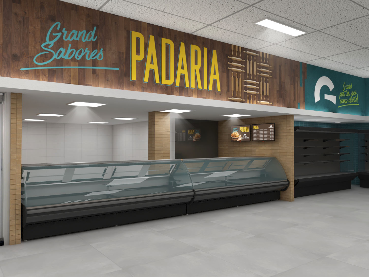 Grand Marché Supermercado Signage/ Comunicação Visual-6