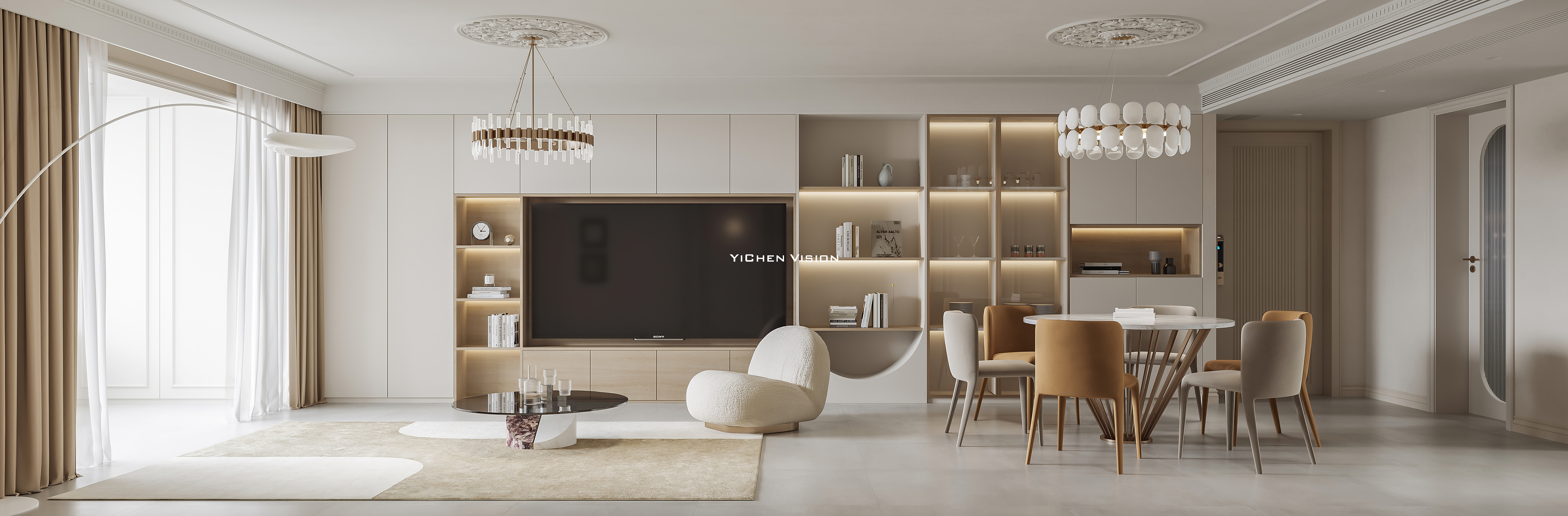 客厅合集丨屹尘视觉设计-8