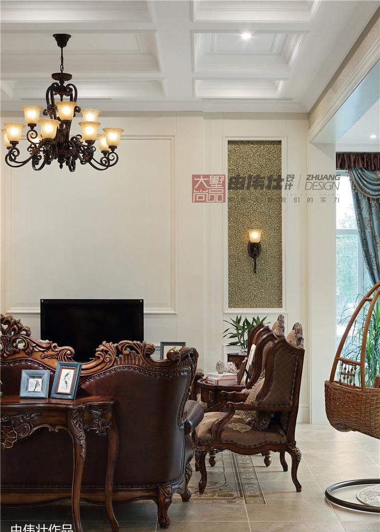 大墅尚品美式风设计 | 温馨舒适，细节尽显贵气与艺术-8