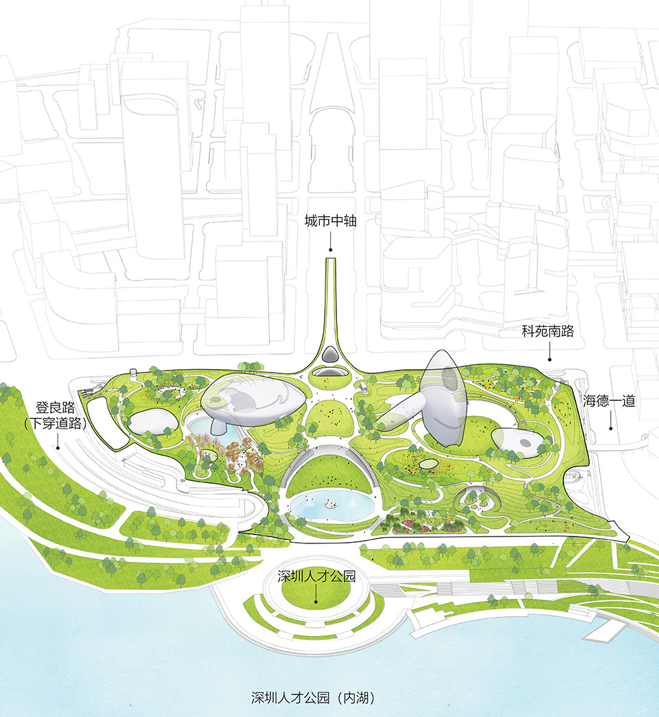 深圳湾文化广场丨中国深圳丨MAD建筑事务所-15