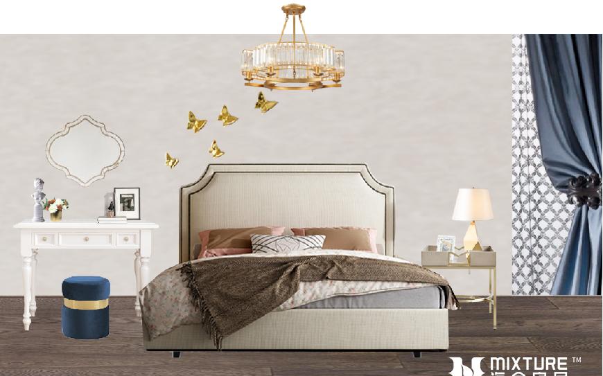 三口之家的高级美式生活空间-30